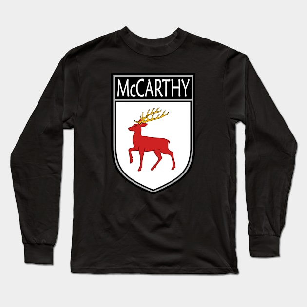 Irish Clan Crest - McCarthy Long Sleeve T-Shirt by Taylor'd Designs